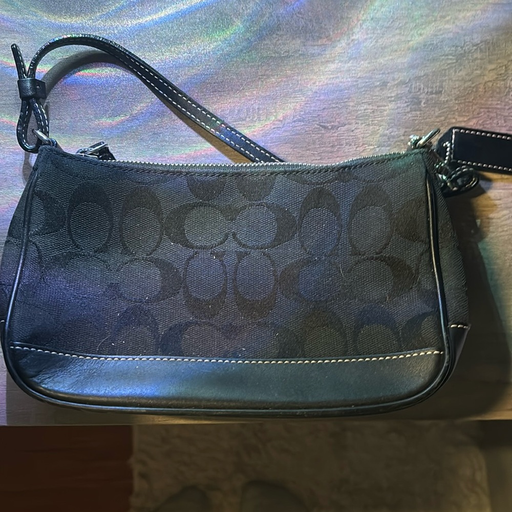 Coach small black handbag, with the OG C’s